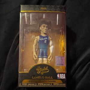 NBA Funko Gold LaMelo Ball Premium Vinyl Figure Charlotte Hornets #2 Team Teal